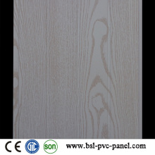Panel de pared laminado de la onda del PVC de la madera blanca de la pared